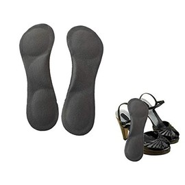 Slim Gel Insoles Arch Support Party Feet for Ladies Shoes/High Heels (Black)…