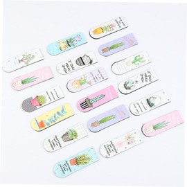 TEHAUX 30pcs Succulent Plant Themed Bookmarks Magnets for Page Marking Random Style