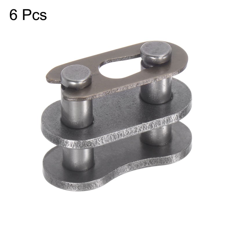 sourcing map Chain Main Link Roller 1/2 Inch Carbon Steel