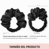 Coletero rizador de terciopelo sin calor, rizos sin calor para