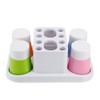 Eslite Toothbrush Holder and Large Organizer Stand for Bathroom