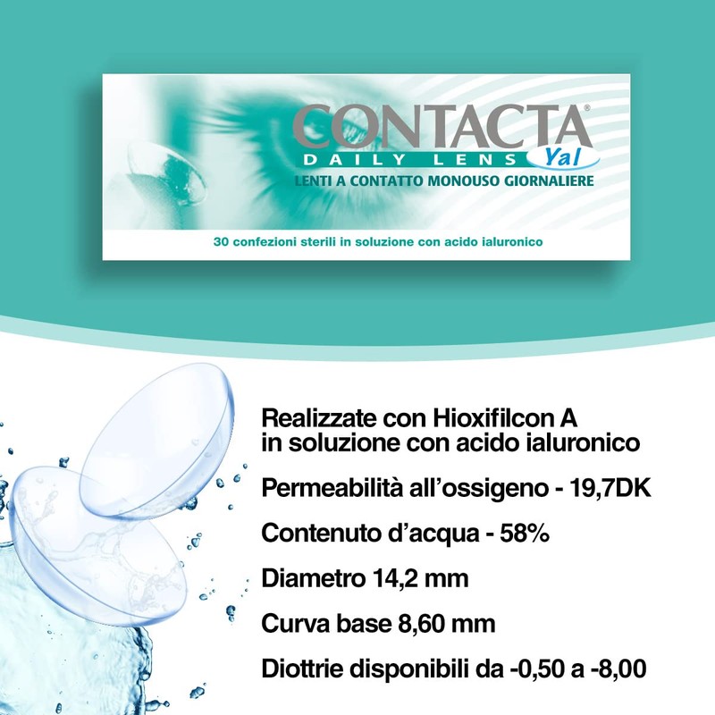 Contacta, Daily Lens Yal 30, Lenti a Contatto Giornaliere per