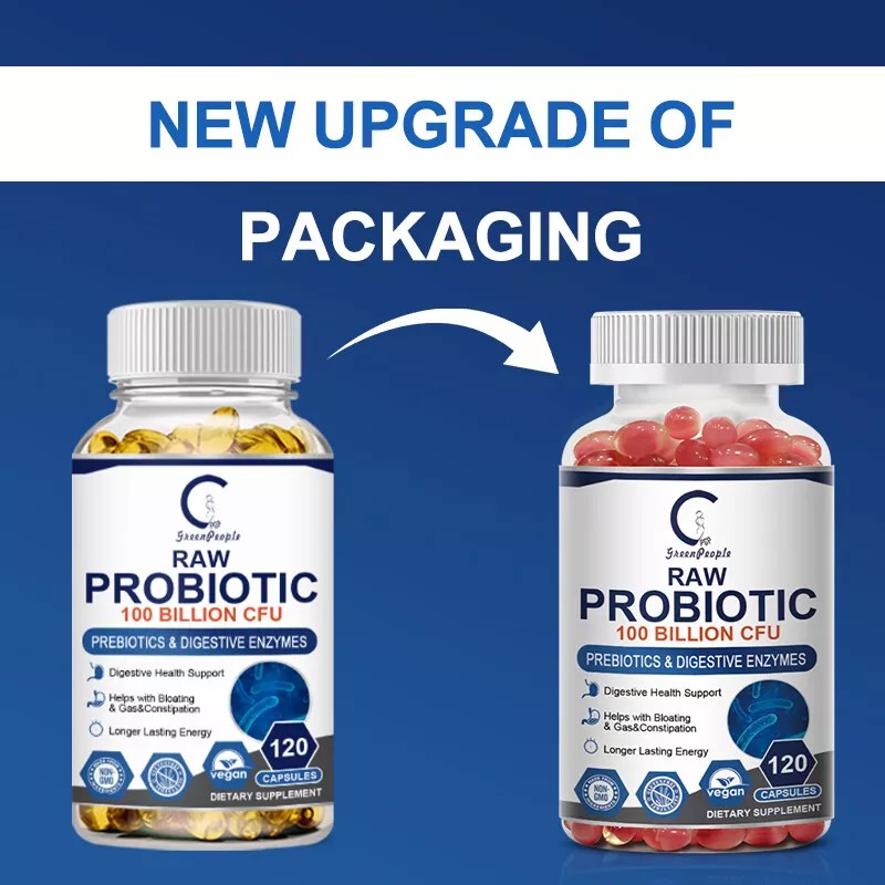 Digestive Enzymes w/ Prebiotic & Probiotics, Gas, Constipation & Bloating