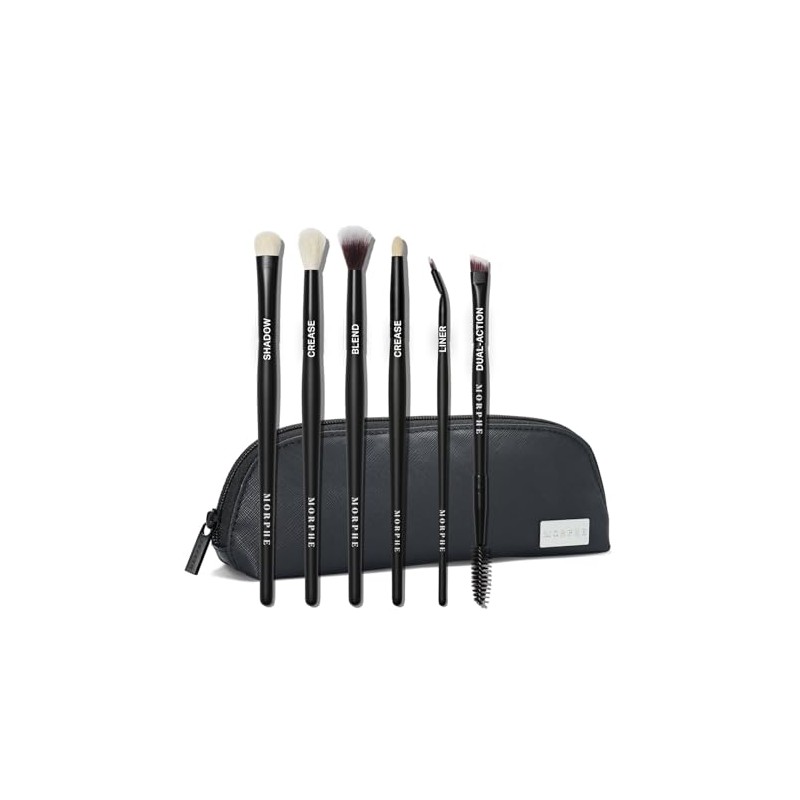 Morphe Eye Stunners - Juego de brochas con bolsa