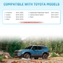 2025 Navigation SD Card Update Map Accessories Micro SD Card 86271-0E077 Compatible with Toyota 4Runner, Camry, Highlander, RAV4, Tacoma, Tundra, Sienna | USA & Canada Coverage