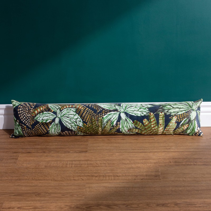 Wylder Tropics Mogori Abstract Leaves Draught Excluder Cover