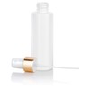 JUVITUS 4 oz / 120 ml White Plastic HDPE Refillable