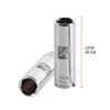 Truper D-1414-L, Dado de 6 puntas, largo, cuadro 1/4" de