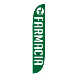 LookOurWay Farmacia Feather Flag, 12-Feet