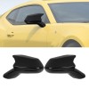CheroCar Carbon Fiber Side Mirror Cover Horn Cap Decor for