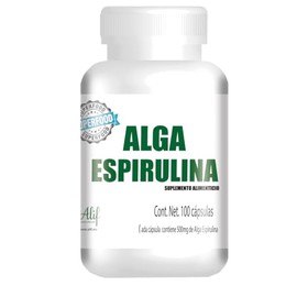 Alif Alga Espirulina Frasco C/100 Tabs.