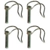 cyclingcolors 4 x folding pipe pins, folding pins, 6 x