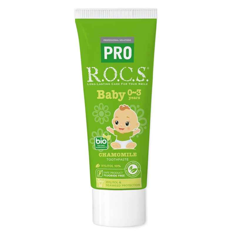 R.O.C.S. Rocks PRO Baby (0-3 years old), Chamomile Flavor, 100%