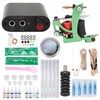 Complete Tattoo Kit Professional Coil Tattoo Machine Power Supply Pen