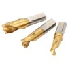 3Pcs Spot Weld Drill Bits, High Speed Cobalt Steel Spot