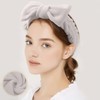 Cielasis 3 Pieces Face Wash Headband and Wristband Set, Cute
