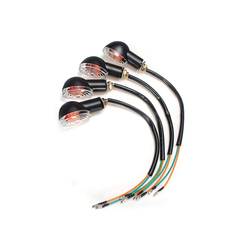 SFONIA 4pcs Motorcycle Indicator Light 12V Indicator Lights Motorcycle Indicator