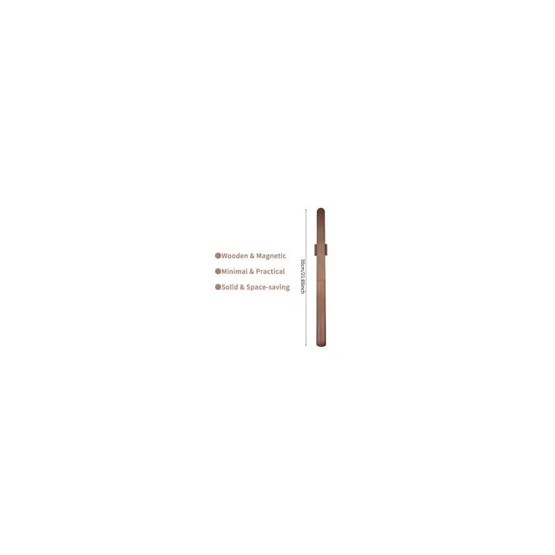 21.65-Inch Long Handle Wooden Shoehorn for Easy Shoe Wearing –
