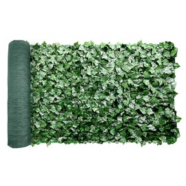Coarbor 39" x 136" Faux Ivy Privacy Fence Screen Cover with Mesh Artificial Leaf Vine Hedge Outdoor Decor for Outdoor Garden Backyard 2 Packs