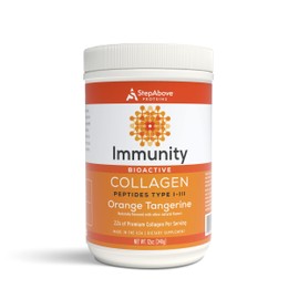 Step Above Proteins, Immunity Collagen Peptides, Orange Tangerine, 12 Oz