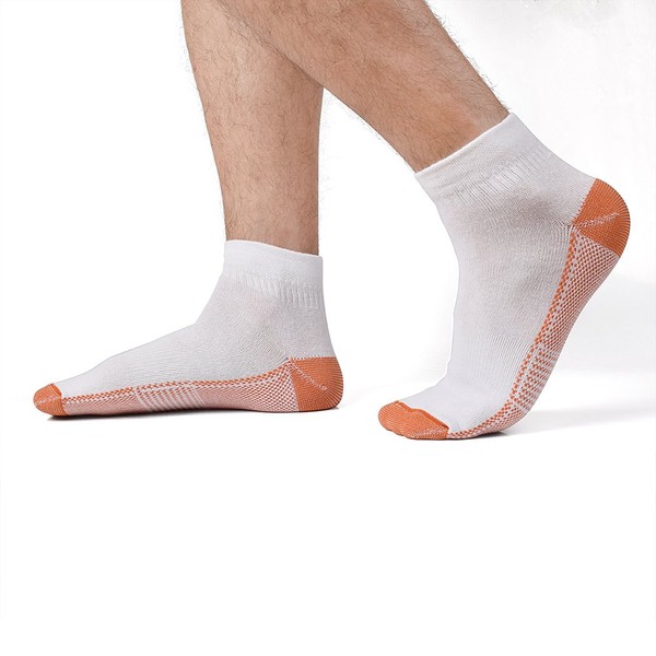 Copper-Infused Compression Crew Socks 6-Pair