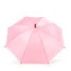 Jollybrolly Pink Straight Stick Lightweight Auto Open Umbrellas- 65cm Length,