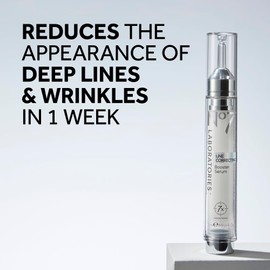 No7 Laboratories Line Correcting Booster Serum - Potent Collagen Peptide Serum for Fine Lines and Wrinkles - Moisturizing Formula for All Aging Skin Types (15 ml)