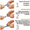 CEEYSEE 25 Pcs Compact Wire Connectors 3 Port Diy Electrical