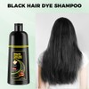 KAISASA Champú para teñir el cabello negro 3 en 1