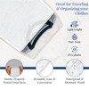 The Clothing Doctor Breathable Cashmere Sweater Storage Bag, Convenient Snap