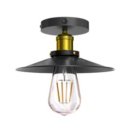 Klarlight 12V RV Vintage Ceiling Light Fixture 60W, E26/E27 Edison Lamp Socket,RV Pendent Light,Rv Lights Interior Fixture with On&Off Switch, RV Trailer Camping Caravan Boats（Bulb not Include）