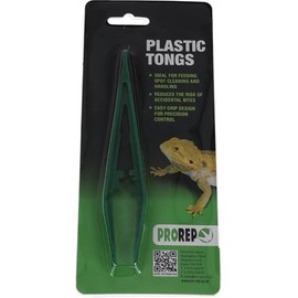 ProRep Plastic Feeding Tongs | Feeding Tweezers | Livefood Care | Reptile Care | Snake Feeding Tweezers
