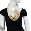 Gloop Women's Scarf Light Loop Tube Scarf Various Colours, Beige-cream