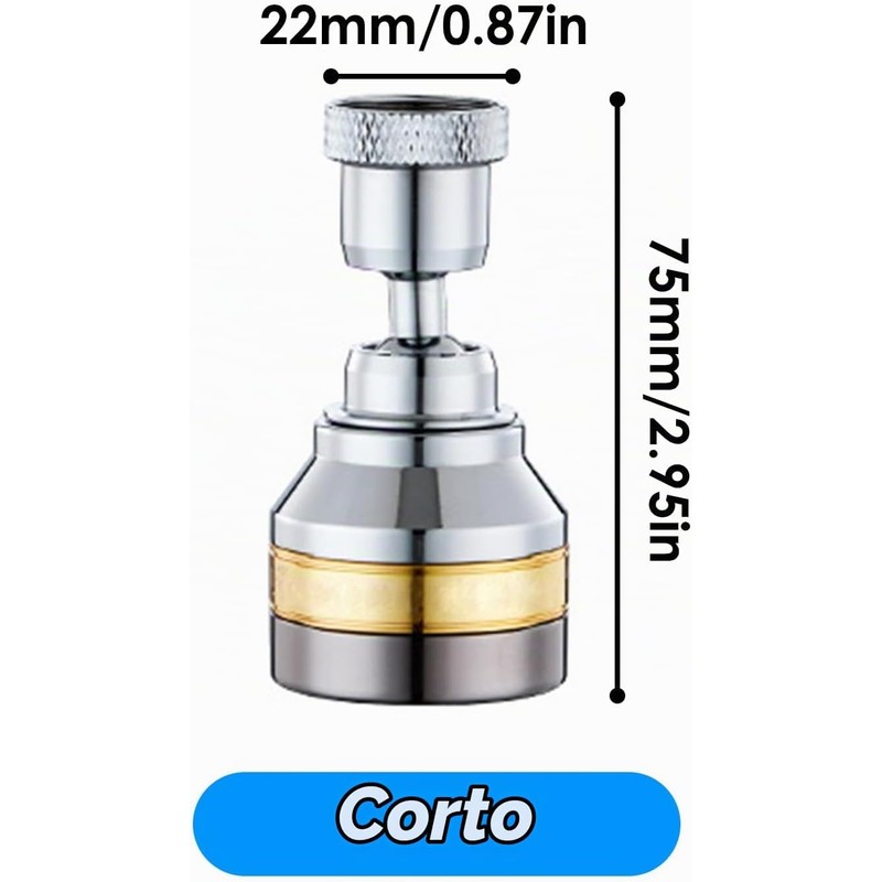 Accesorio de Rociador de Grifo, 360 Grados Grifo de Extensi?n