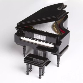Broadway Gifts Grand Piano Music Box, 6.5 inches, Plays "Fur Elise", by Broadway Gifts
