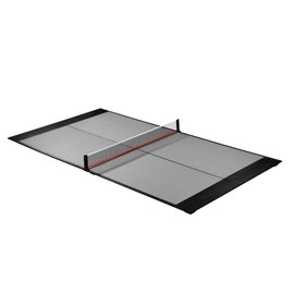 84 in x 44 in Midsize Foldable Indoor Size Table Tennis Conversion Top Ping Pong Tabletop with Net and Post Compact Size Lightweight Easily Fold Up 9mm Thick Playing Surface