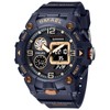 Boosns Mens Outdoor Sport Military Waterproof LED Digital Plastic Multifunction