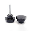 Star Knob Grip M6 Diameter Female Thread Clamping Knobs Handle