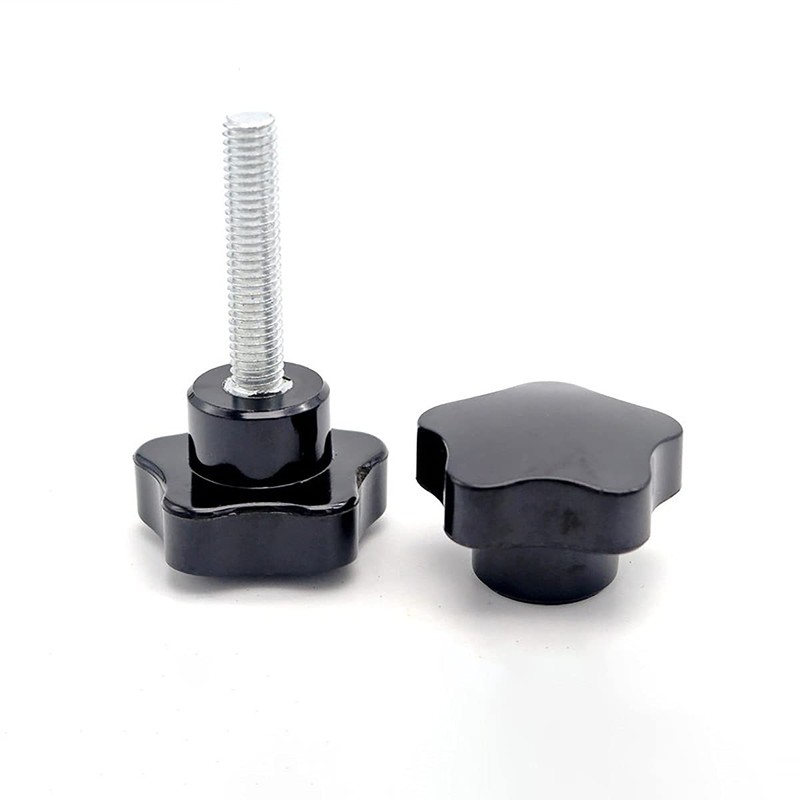 Star Knob Grip M6 Diameter Female Thread Clamping Knobs Handle