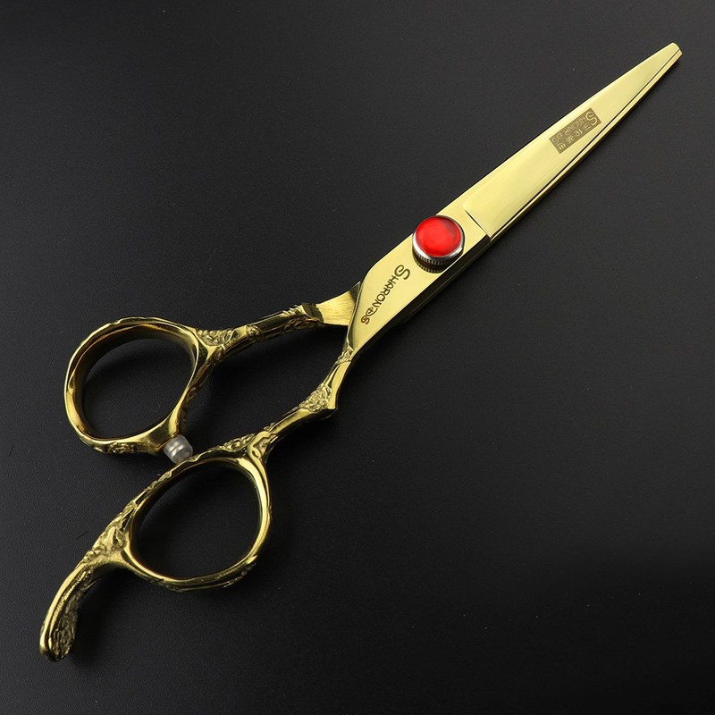 Golden Professional Hairdressing Scissors 6 Inch 7 Inch Hairdressing Scissors