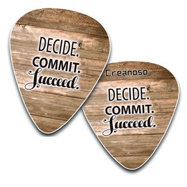 Creanoso Cool Guitar Picks (12-Pack) - Premium Music Gifts & Guitar Accessories for Musicians – Medium Gauge Celluloid – Great Guitar Tool for Muscle Bound Musicians.