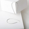 Pull Through Earrings Sterling Silver Wire Handmade Threader Hoops Minimal