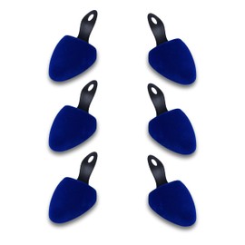 MTS care Lisa Basic Velour Walker Size 38-41 - Foam Shoe Stretcher for Women 3 Pairs Set - Shoe Stretcher Keeps Shoes in Shape - Perfect Fit & Freshness, blue