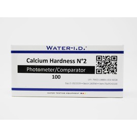 Water-I.D. - Calcium Hardness No.2 Photometer Tablets | Compatible with PoolLab 1.0 Photometer | Pack of 100 | SKU: TbsPCH2100, White