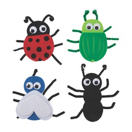 Fun Express Felt Bug - Crafts for Kids and Fun Home Activities - VBS Vacation Bible School Supplies/Decor - Craft Kit-12