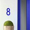 JustHouseSigns House Number 8 ARIAL Door Numbers in 3 Sizes