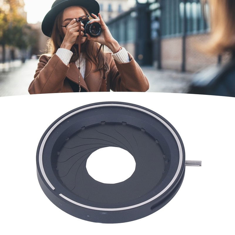 2.5‑36mm Adjustable Iris Aperture Diaphragm Iris Diaphragm Lens Optical Accessories