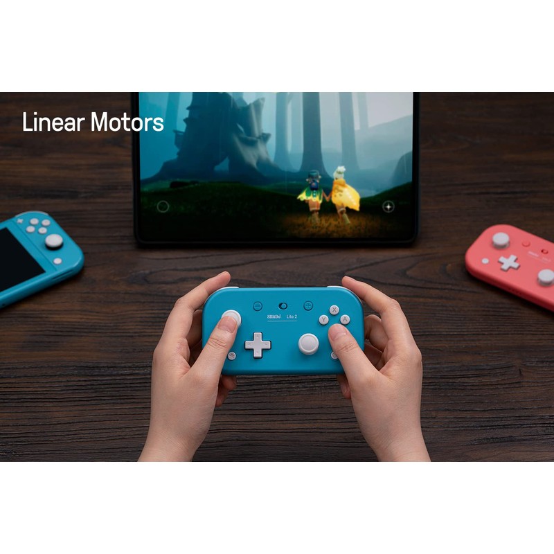 8Bitdo Lite 2 Bluetooth Controller with Motion Controls, Linear Motors
