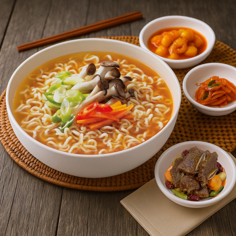 Paldo Spicy Jumbo Bowl Noodle 4.23oz 120g (Pack of 12)