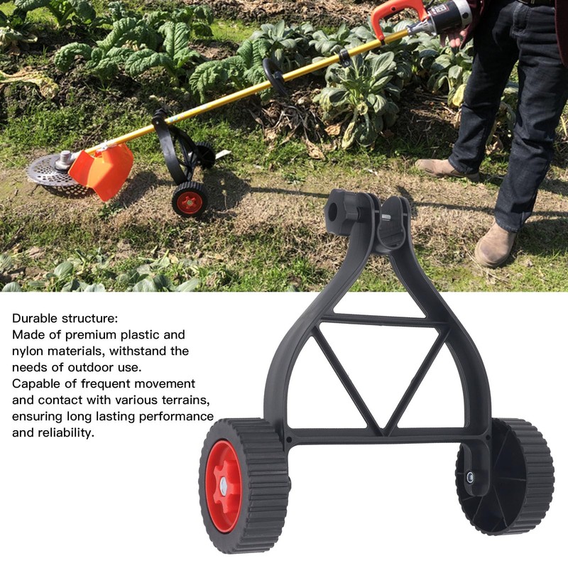 Tissting Lawn Mower Support Wheel Adjustable String Trimmer Support Wheel